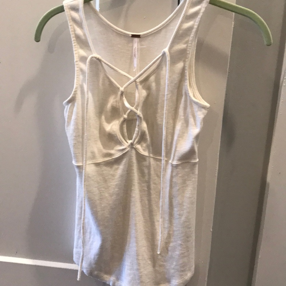 White tank top